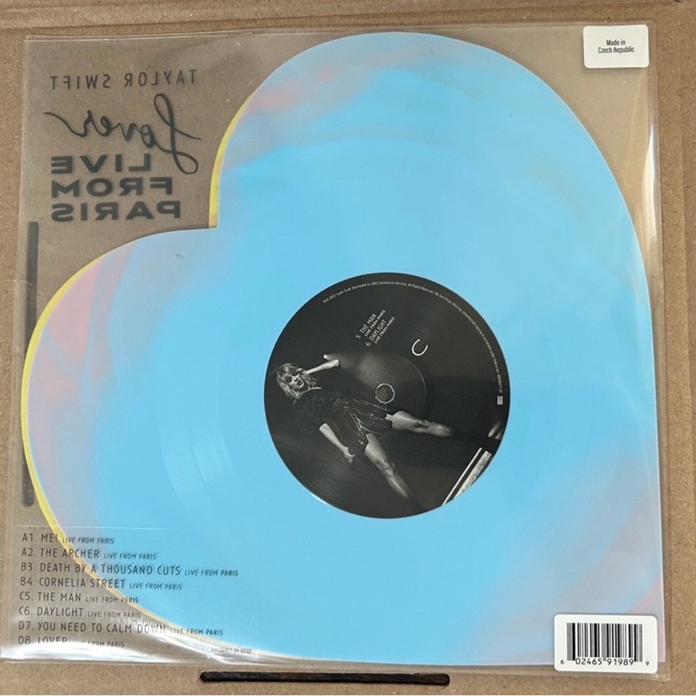 Lover Live From Paris Vinyl - Picture 2 of 2
